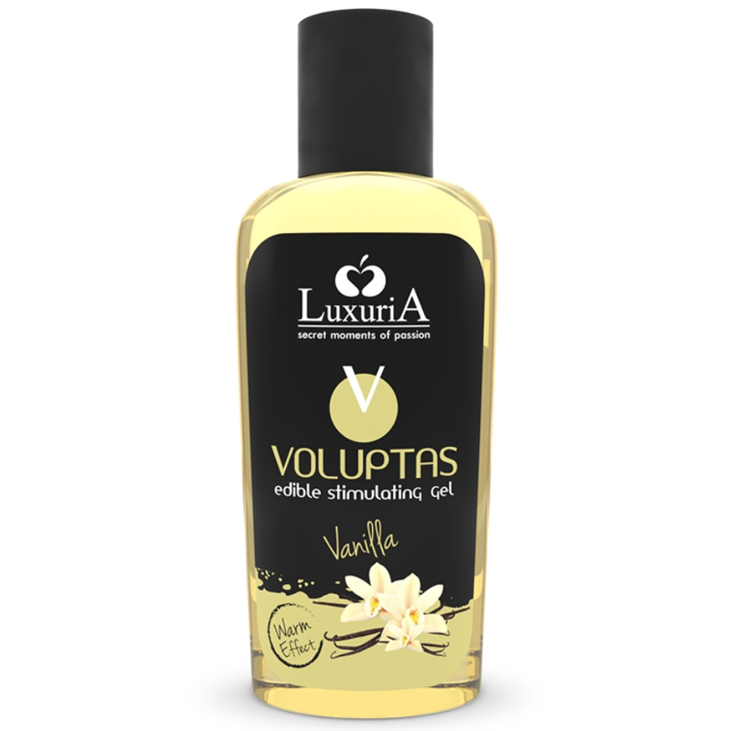 INTIMATELINE LUXURIA - VOLUPTAS GEL DE MASSAGE COMESTIBLE EFFET CHALEUREUX - VANILLE 100 ML