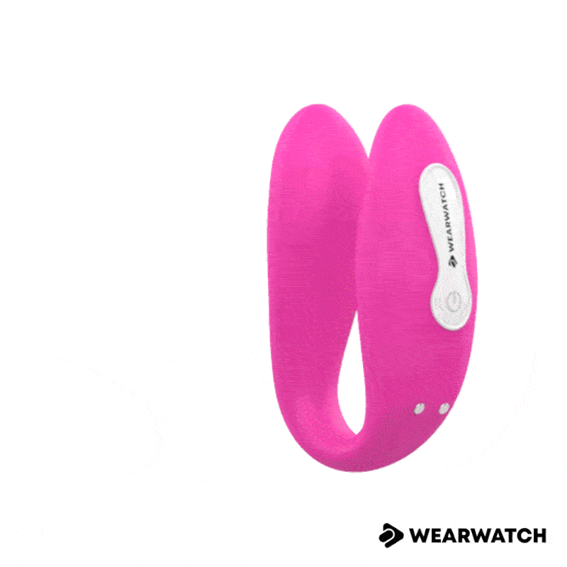 WEARWATCH - Montre vibromasseur double technologie WATCHME FUCHSIA/JET BLACK