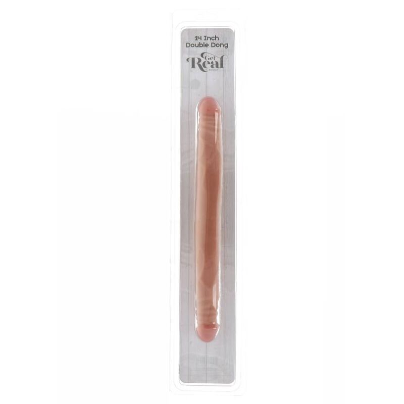 GET REAL - DOUBLE DONG 35 CM NATURAL