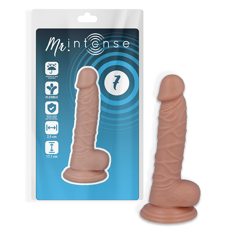 MR INTENSE - 7 PÉNIS RÉALISTES 17,1 CM -OU- 2,9 CM