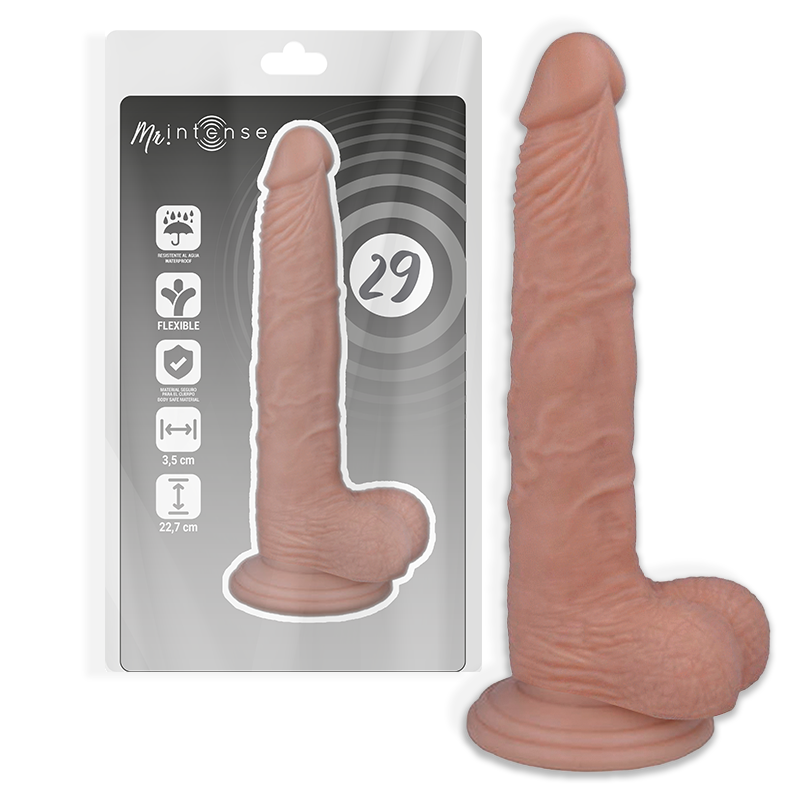 MR INTENSE - 29 PÉNIS RÉALISTES 22,7 CM -OU- 3,5 CM