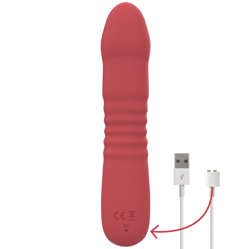 INTENSE - JUIN UP & DOWN 10 VIBRATIONS ROUGE