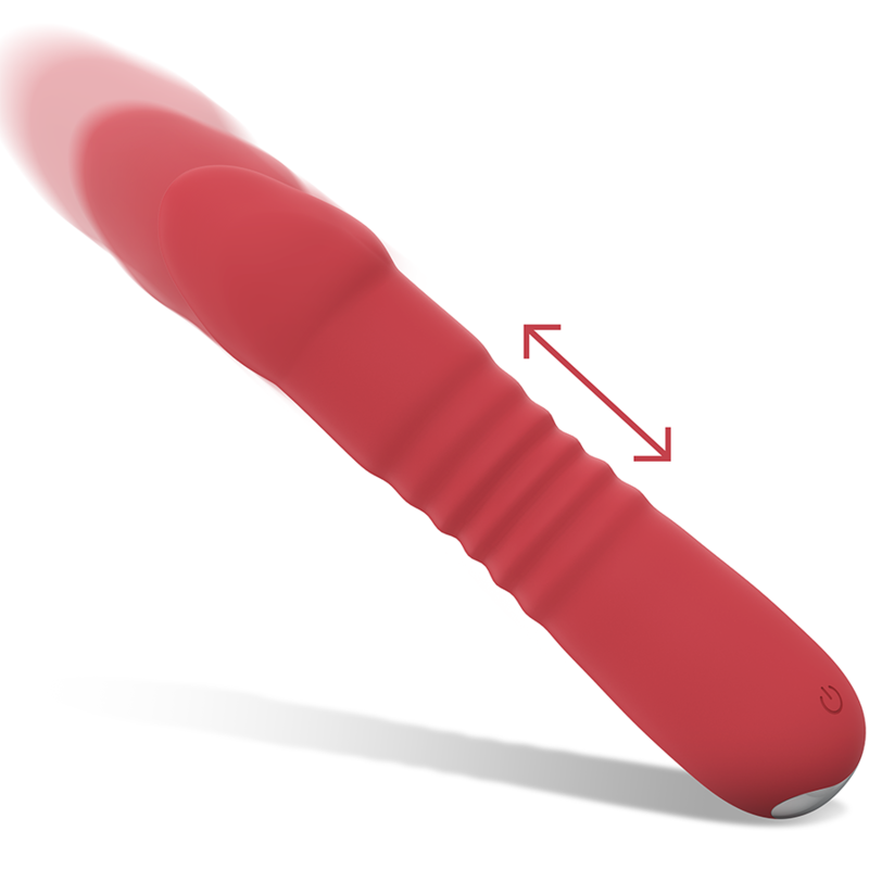 INTENSE - JUIN UP & DOWN 10 VIBRATIONS ROUGE