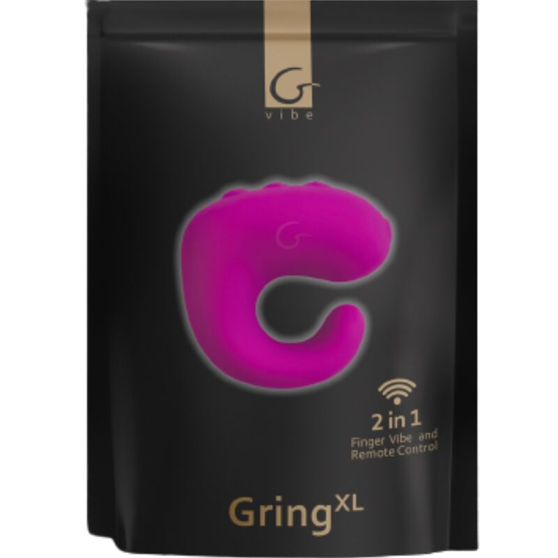 G-VIBE - FUN TOYS ANNEAU VIBRANT GRING XL FRAMBOISE DOUCE