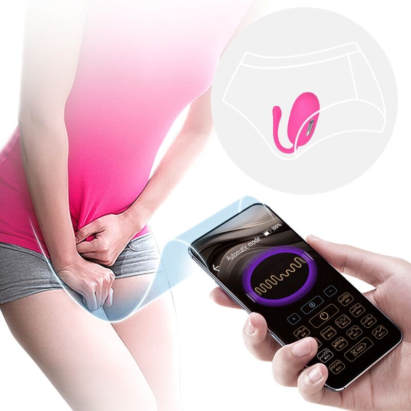 PRETTY LOVE - DOREEN MAGENTA RECHARGEABLE VIBRATING EGG