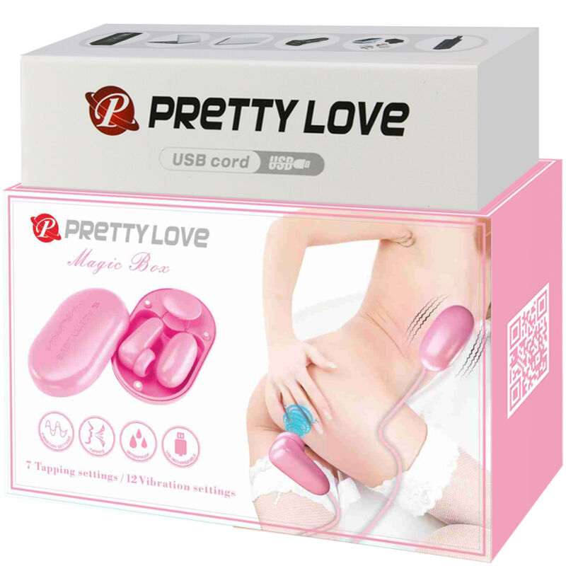 PRETTY LOVE - MAGIC BOX BULLET VIBRANTE ET STIMULATEUR ROSE
