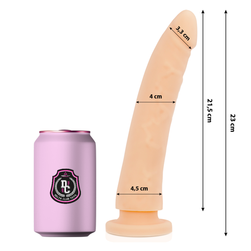 DELTA CLUB - TOYS GODE NATUREL SILICONE MÉDICAL 23 CM -OU- 4,5 CM