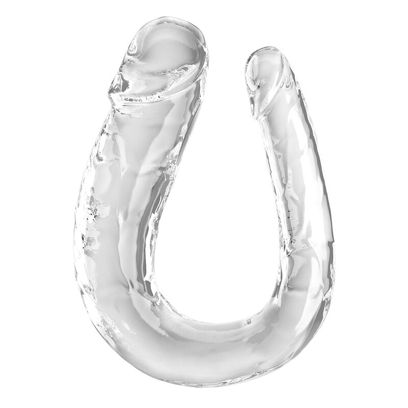 KING COCK - DOUBLE TROUBLE DOUBLE DILDO 44 CM TRANSPARENT