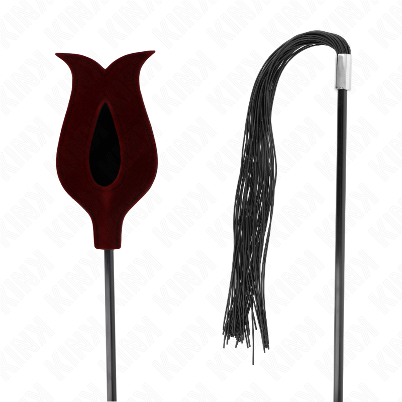 KINK - BLACK MAID HORN TICKLE CHICKEN FEATHERS 36 CM