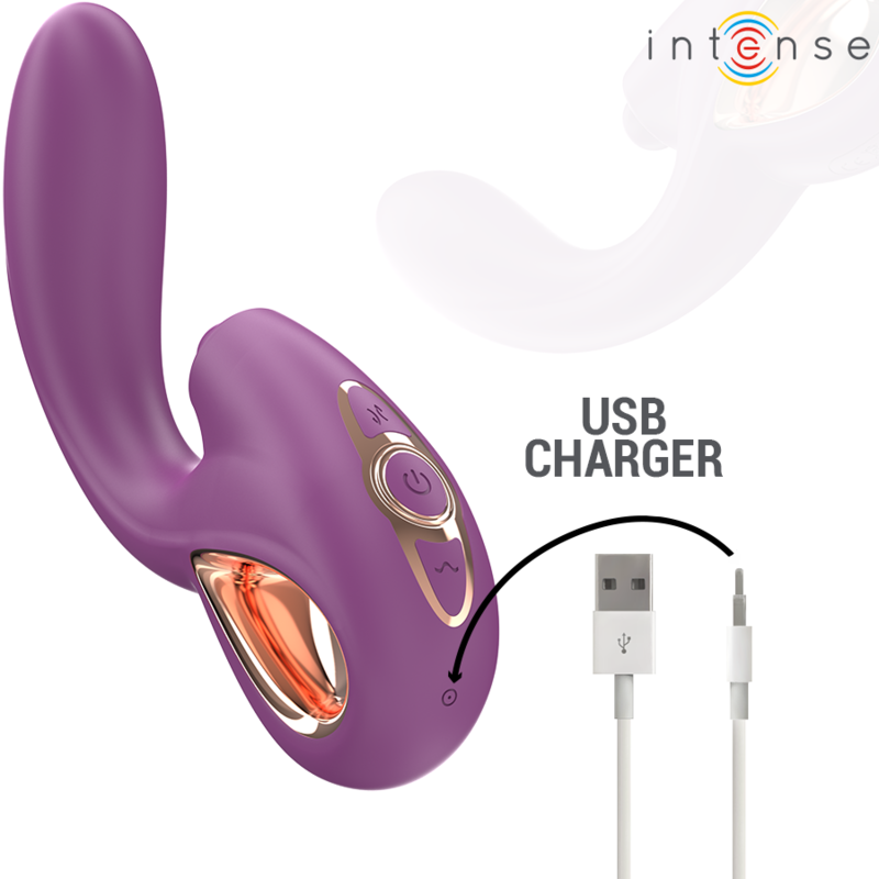 INTENSE - LALI MULTIFUNCTION G-SPOT VIBRATOR STIMULATION & THRUST & VIBRATION PURPLE