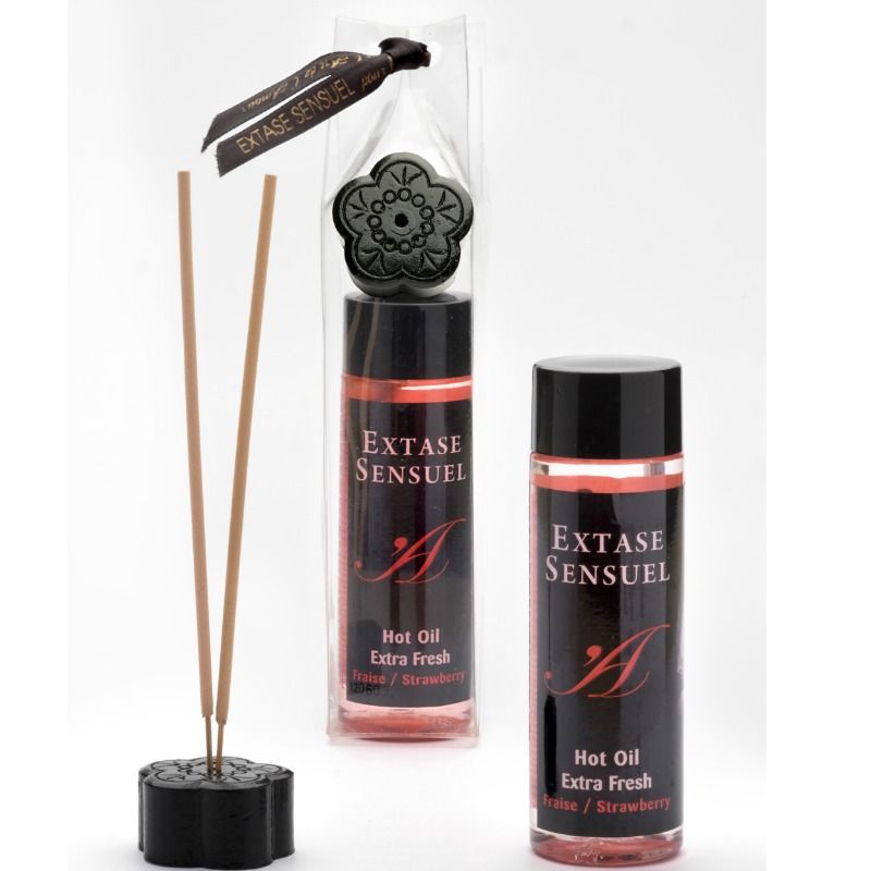 EXTASE SENSUAL - EXTRA FRESH STRAWBERRY EFFECT MASSAGE OIL 100 ML