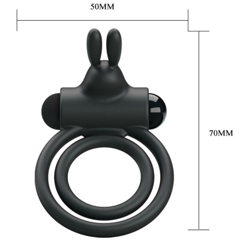 PRETTY LOVE - BAGUE VIBRANTE EN SILICONE OSMOND