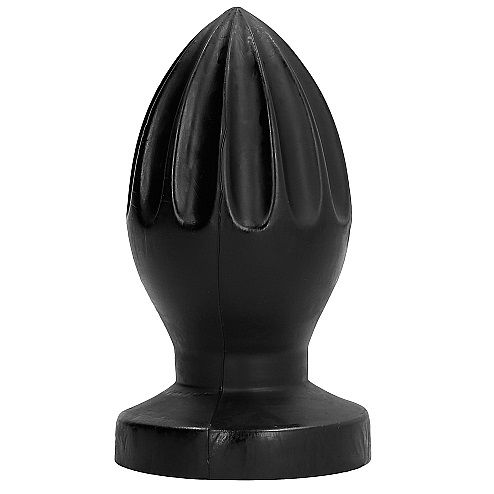 PLUG ANAL TOUT NOIR - 12 CM