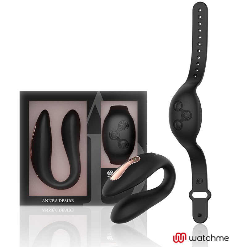 ANNE'S DESIRE - DUAL PLEASURE TECHNOLOGY WATCHME BLACK