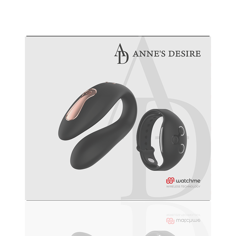 ANNE'S DESIRE - DUAL PLEASURE TECHNOLOGY WATCHME BLACK