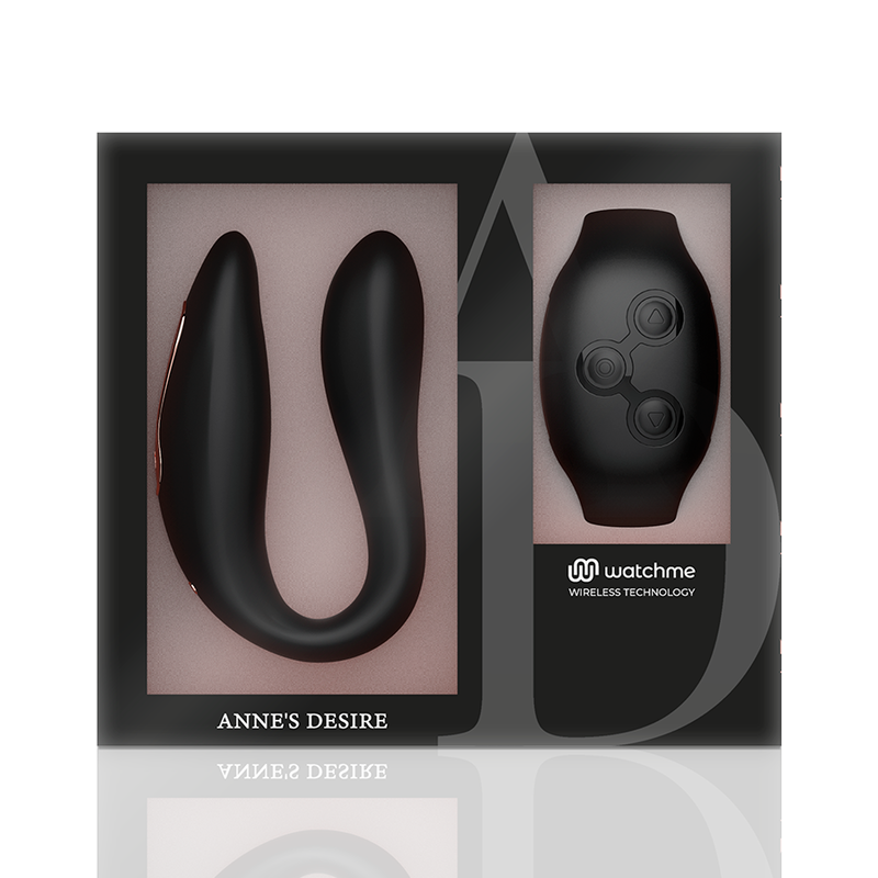 ANNE'S DESIRE - DUAL PLEASURE TECHNOLOGY WATCHME BLACK