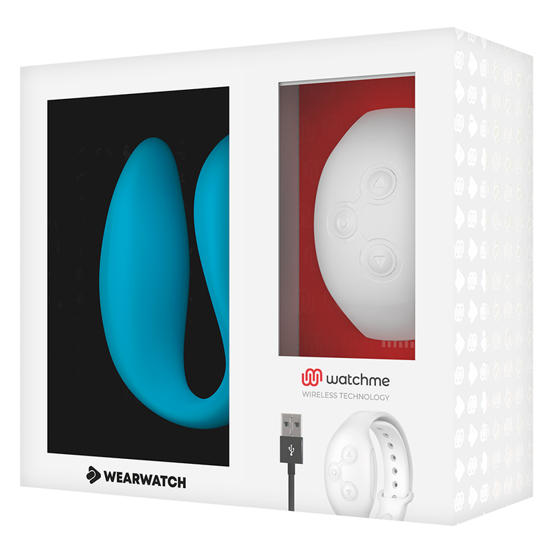 WEARWATCH - TECHNOLOGIE À DOUBLE VIBRATEUR WATCHME INDIGO/SNOWY