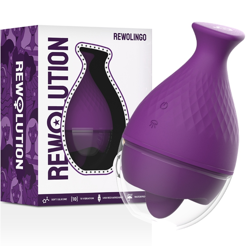 REWOLUTION - VIBRATEUR REWOLINGO AVEC LANGUE