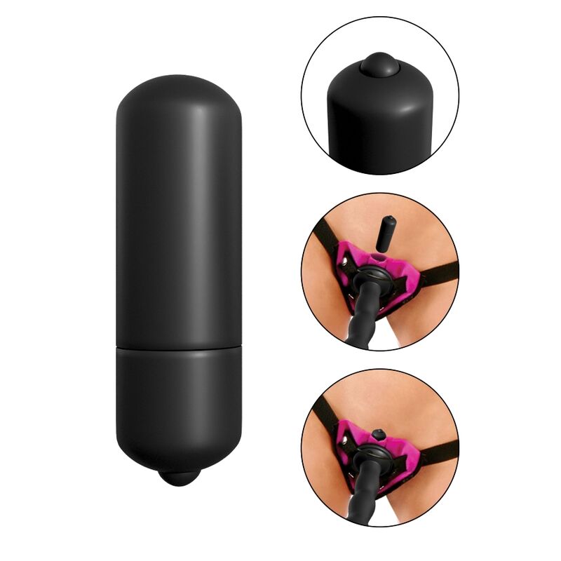 FETISH FANTASY SERIES - LILAC VIBRATING HARNESS SET