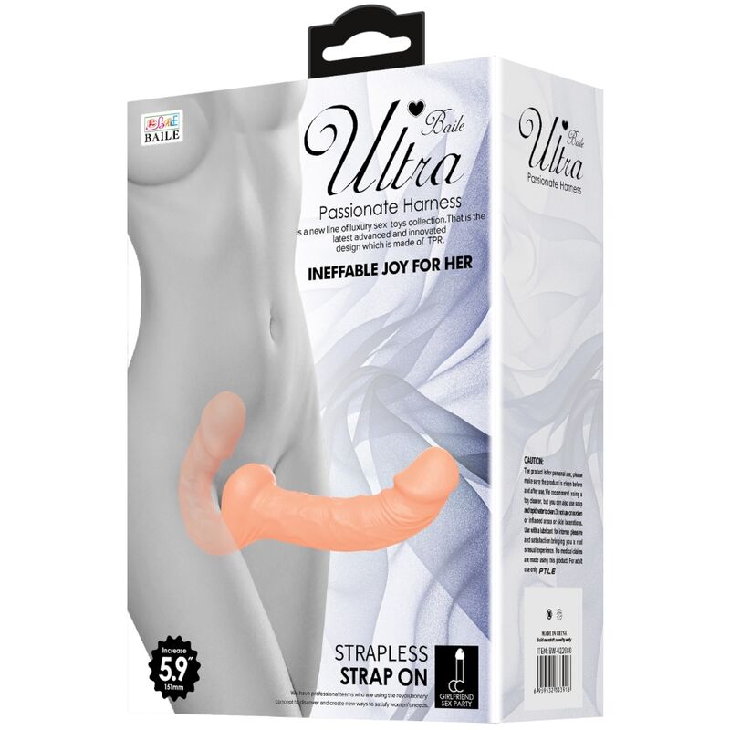 BAILE - ULTRA PASSIONATE HARNESS DILDO WITH HARNESS WITHOUT RESTRAINT
