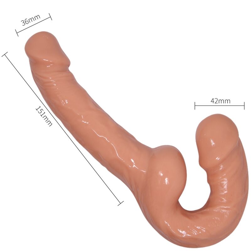BAILE - ULTRA PASSIONATE HARNESS DILDO WITH HARNESS WITHOUT RESTRAINT