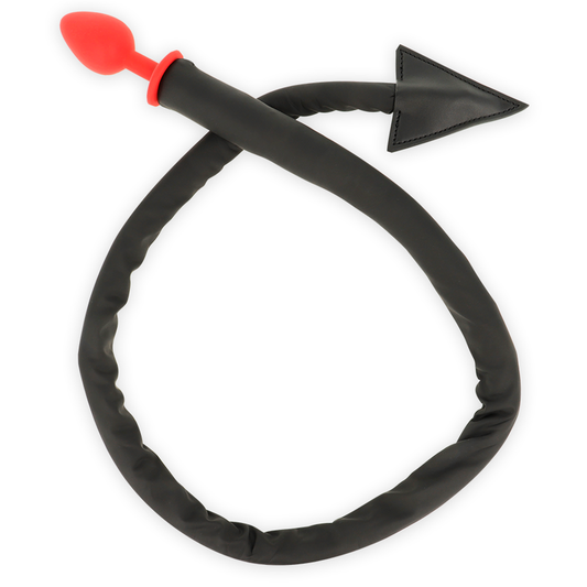 OHMAMA FETISH - PLUG ANAL EN SILICONE QUEUE DE DIABLE 8 CM