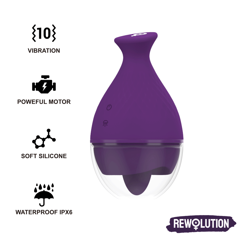REWOLUTION - VIBRATEUR REWOLINGO AVEC LANGUE