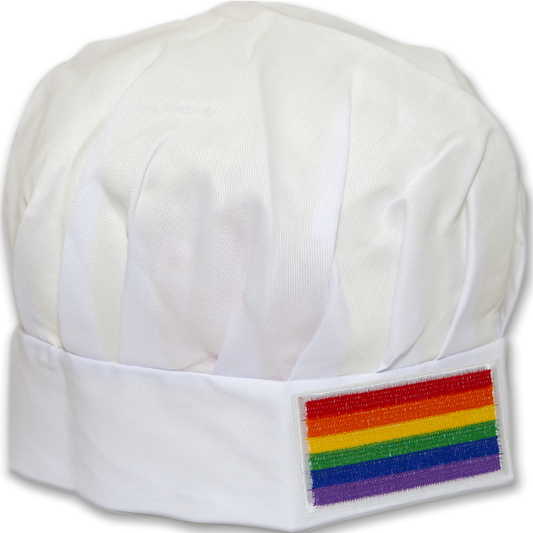 PRIDE - CHEF HAT WITH LGBT FLAG