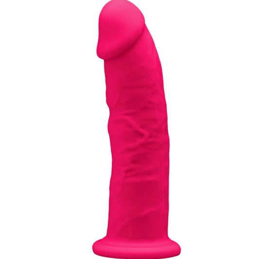 SILEXD - MODÈLE 2 PÉNIS RÉALISTE SILICONE PREMIUM SILEXPAN FUCHSIA 15 CM