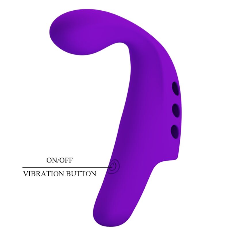 PRETTY LOVE - GORGON VIBRATEUR DE DOIGT RECHARGEABLE VIOLET