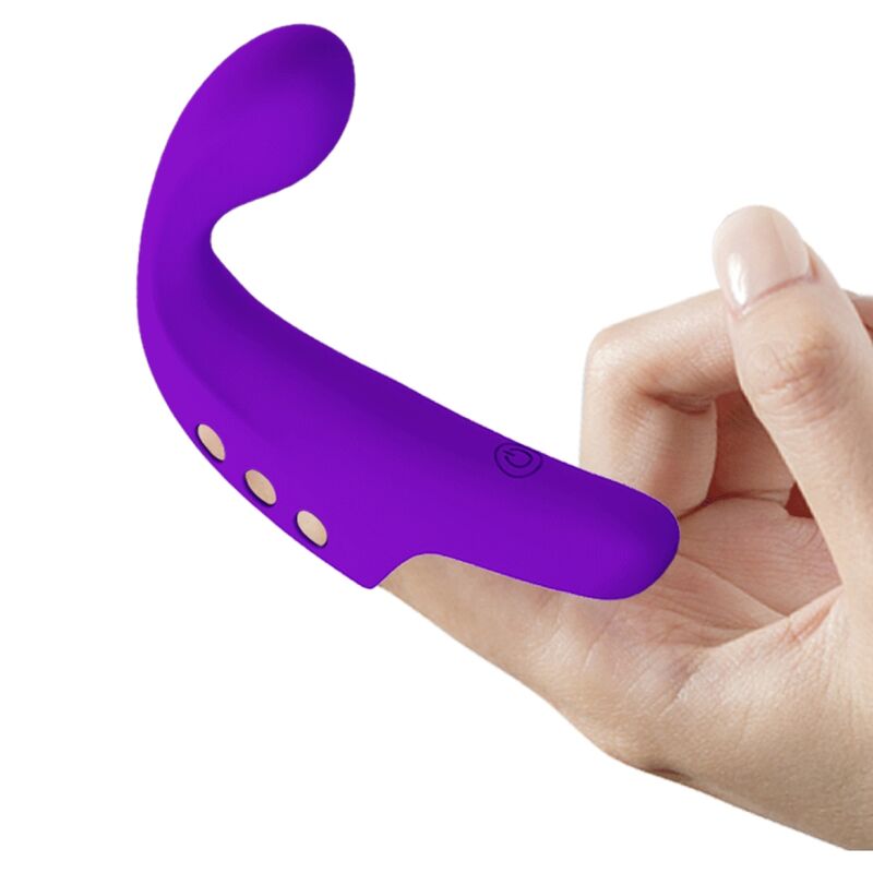 PRETTY LOVE - GORGON VIBRATEUR DE DOIGT RECHARGEABLE VIOLET