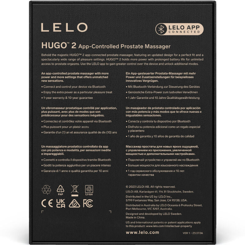 LELO - HUGO 2 MASSEUR DE PROSTATE VERT