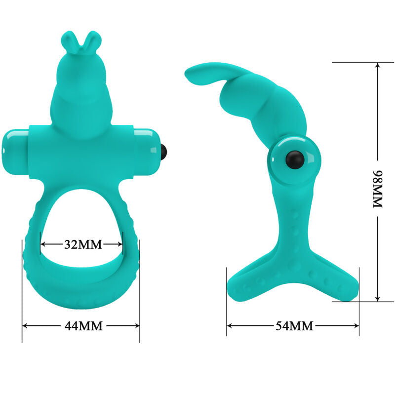 PRETTY LOVE - BAGUE VIBRANTE FIGGY LAPIN VERT