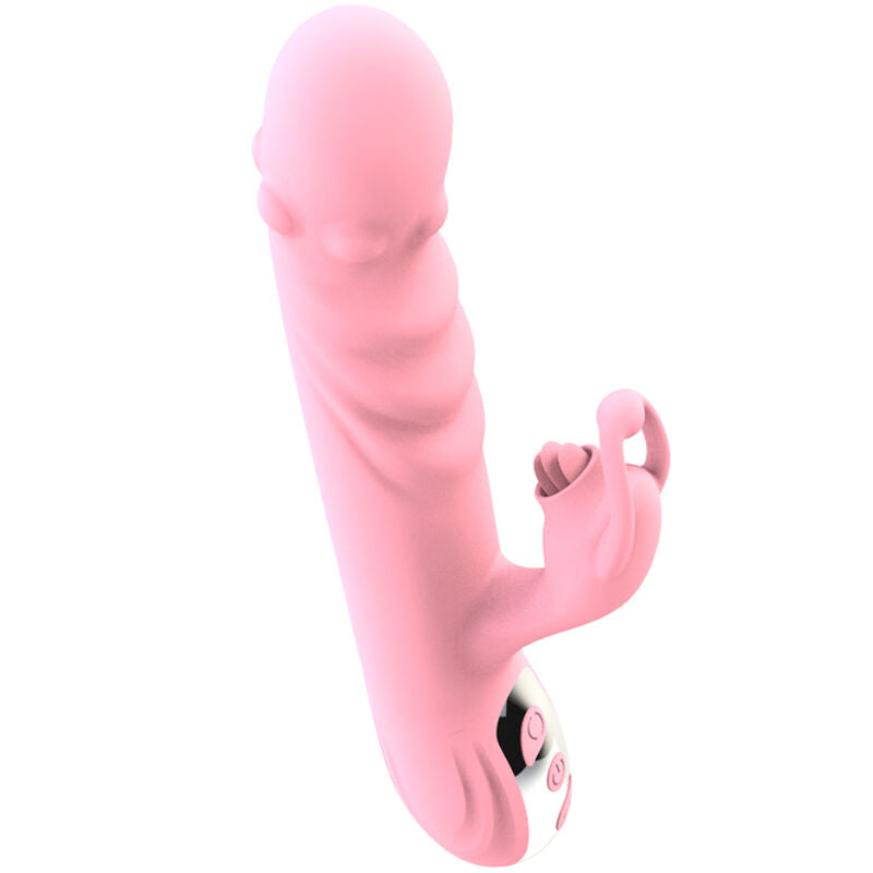 ARMONY - FULLY TONGUE VIBRATOR WITH STIMULATING TONGUE AND HEAT EFFECT PINK
