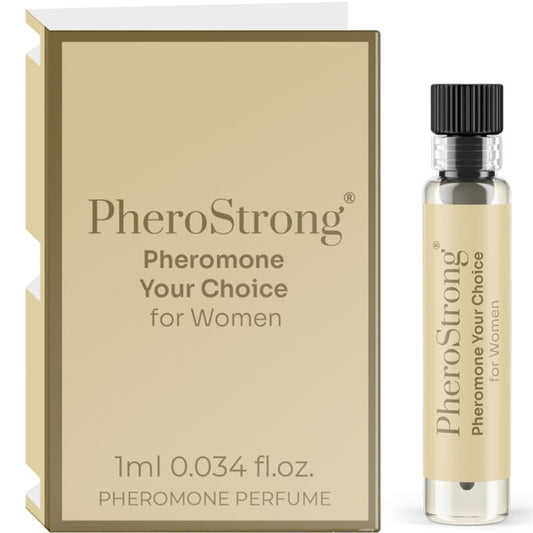 PHEROSTRONG - VOTRE PARFUM AUX PHÉROMONES DE CHOIX POUR FEMMES 1 ML