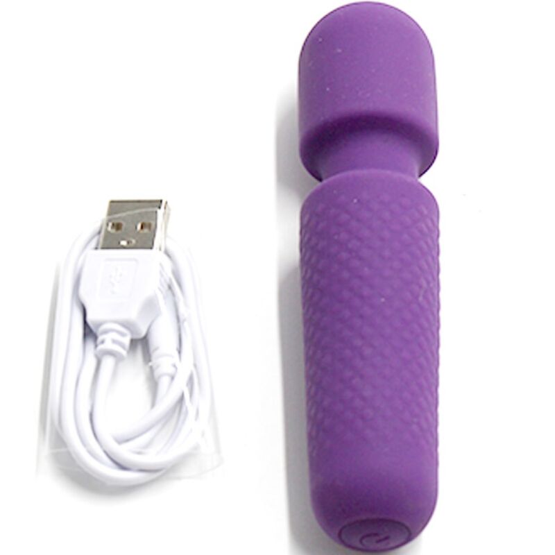 ARMONY - YOUR MAGIC RECHARGEABLE MASSAGER &amp; VIBRATOR 10 VIBRATIONS SILICONE PURPLE
