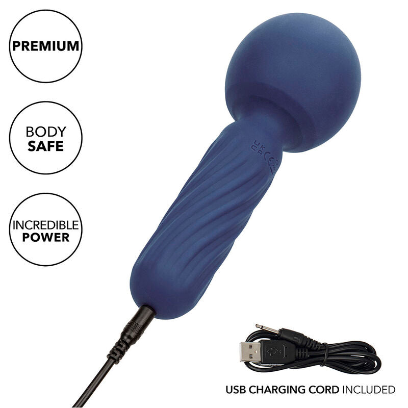 CALEXOTICS - CHARISMA SEDUCTION 12-FUNCTION MASSAGER 17.75 CM X 6.25 CM PURPLE