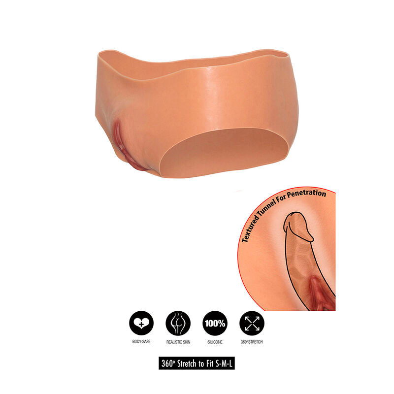 HIDDEN DESIRE - ALTER EGO OPEN VAGINA PANTY LOW WAIST NATURAL