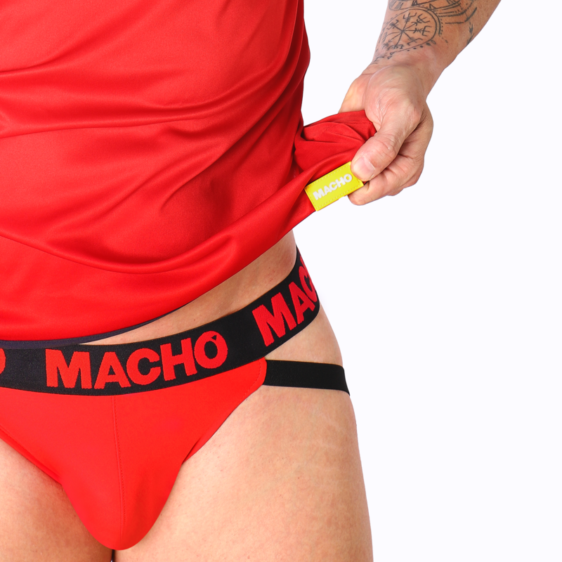HOMME - T-SHIRT ROUGE S/M