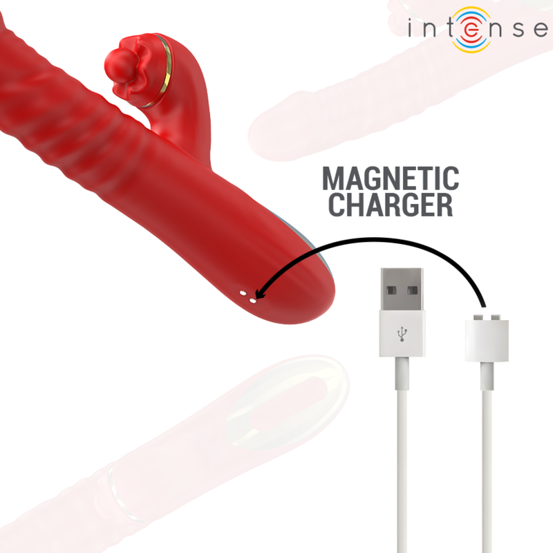 INTENSE - THALIA VIBRATION &amp; THRUST &amp; STIMULATION RED