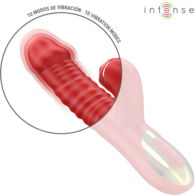 INTENSE - THALIA VIBRATION &amp; THRUST &amp; STIMULATION RED