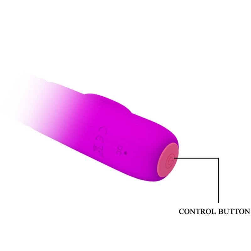 PRETTY LOVE - LEOPOLD VIBRADOR 4 VIBRACIONES 4 MODOS EMPUJE MORADO