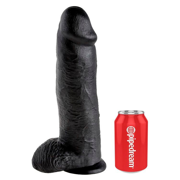 KING COCK - 12 REALISTIC BLACK PENIS 30.48 CM
