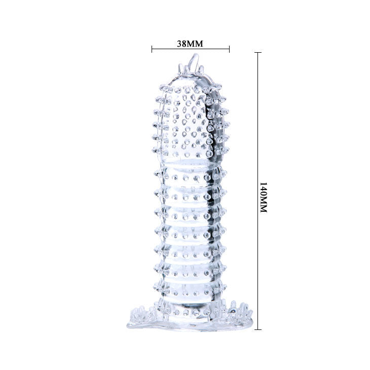 BAILE - MANCHON PÉNIS À POINTS STIMULANTS ROSE 14 CM