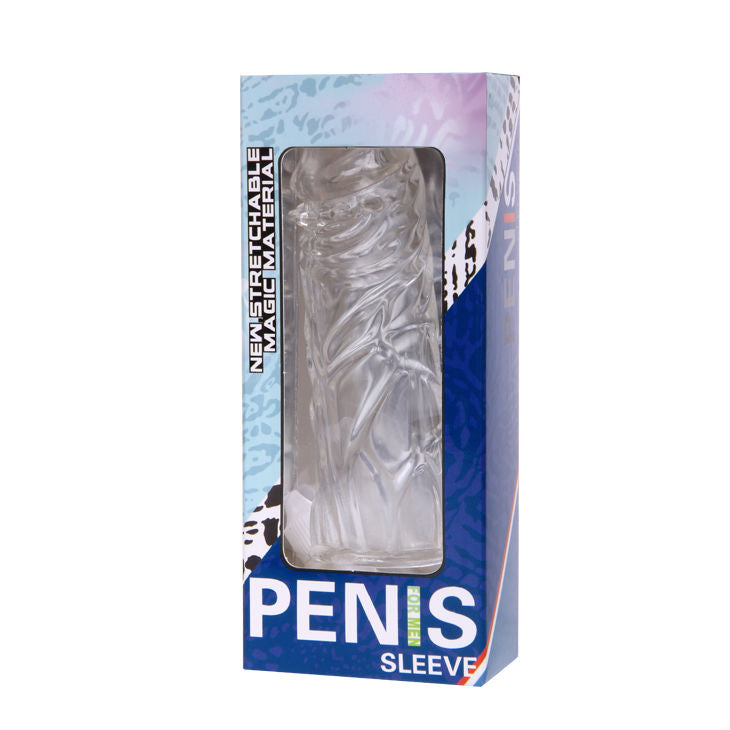 BAILE - MANCHON PÉNIS STIMULANT EN SILICONE ROSE 13 CM