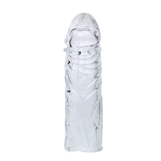 BAILE - MANCHON PÉNIS EN SILICONE TRANSPARENT 13 CM