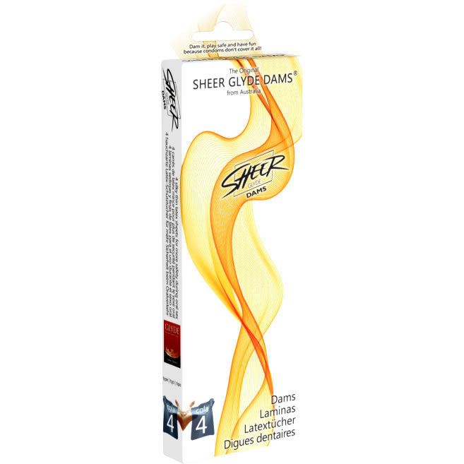 SHEER GLYDE - LADIES LATEX SHEETS ORAL SEX TAIL