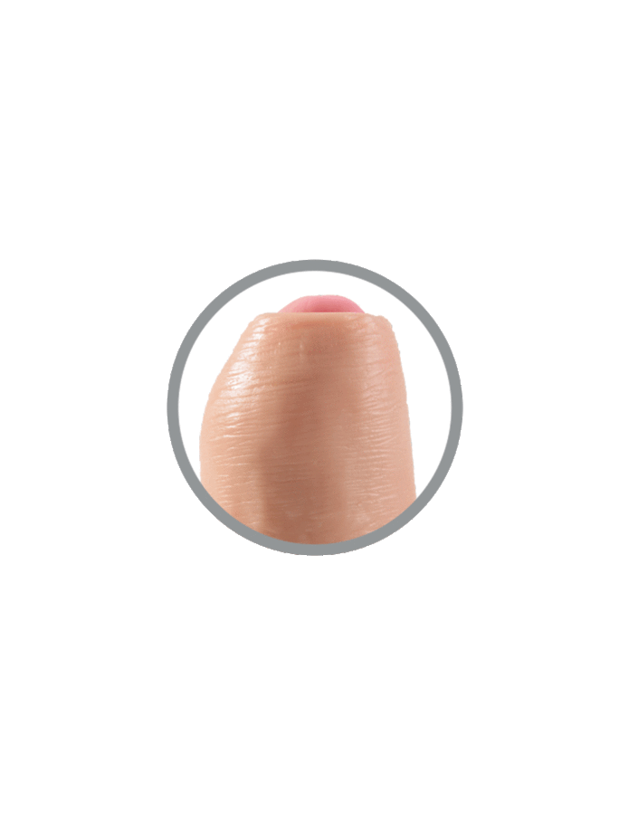 KING COCK - GODE RÉALISTE NATUREL NON COUPÉ 21 CM