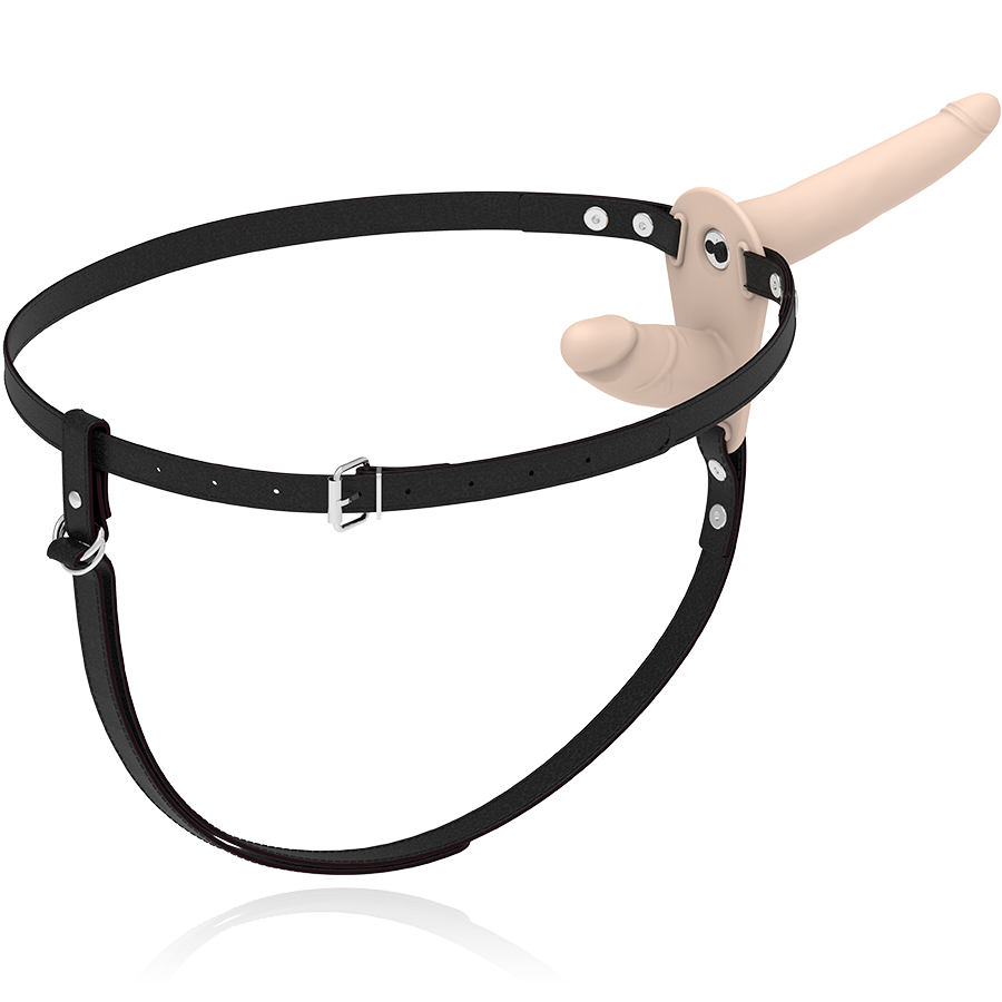 HARNAIS SOUMIS FÉTICHISME - VIBRATEUR FLESH UP DOUBLE PÉNÉTRATION