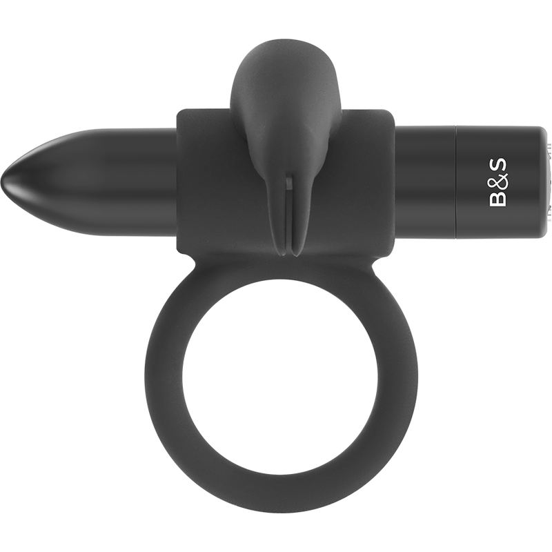 BLACK&amp;SILVER - BURTON RING 10 MODES DE VIBRATIONS NOIR
